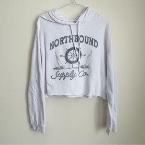 NORTHBOUND SUPPLY CO | Crop Nautical Hoodie